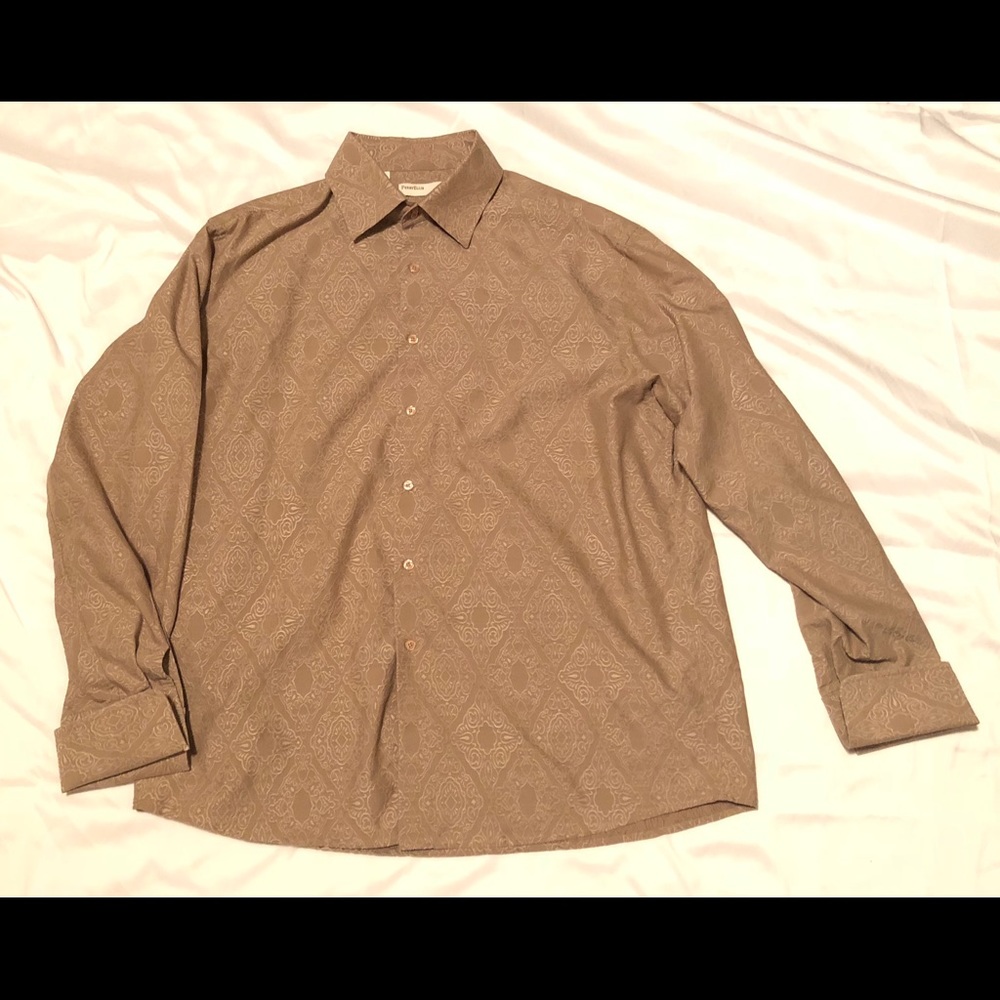 Patterned dress shirt